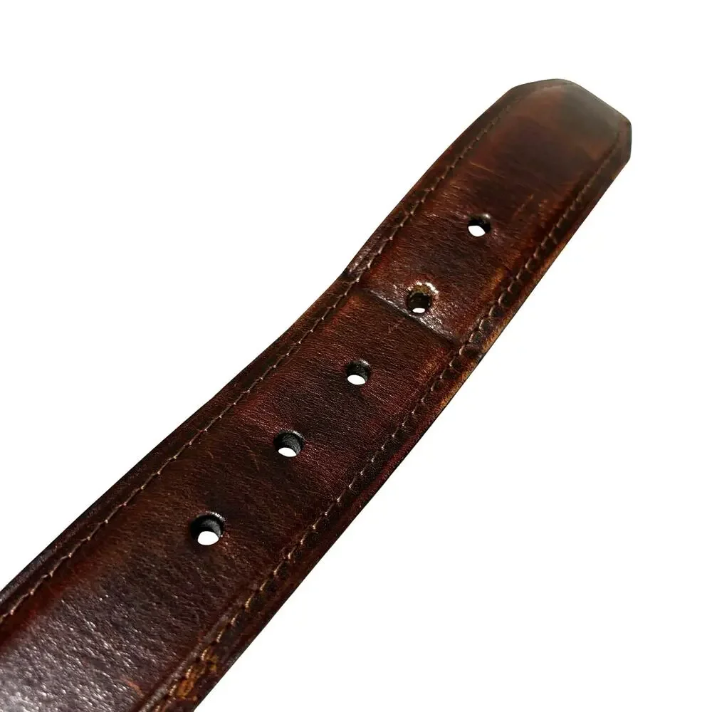 Men's Columbia brown leather belt classic business casual size 36